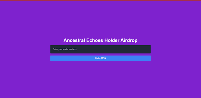 Cover image for ANCESTRAL ECHOES HOLDER AIRDROP