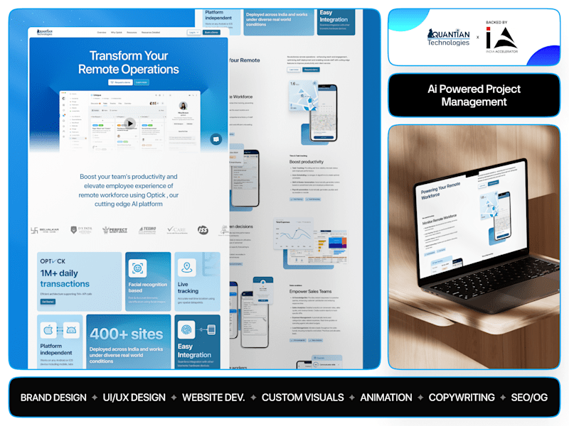 Cover image for AI Workforce Management SaaS| Web Dev + UI Design + Illustration