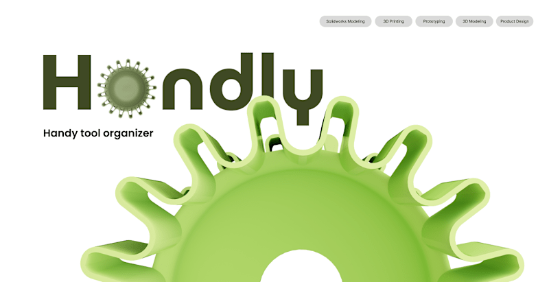 Cover image for Handly - handy tool organizer