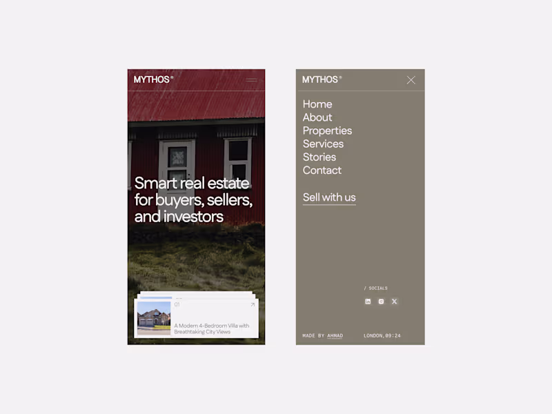 Cover image for Sneak peek of the mobile layout of my new framer template.