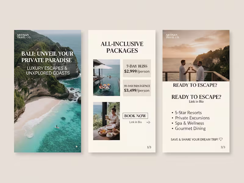 Cover image for Travel & Hospitality Carousel Design