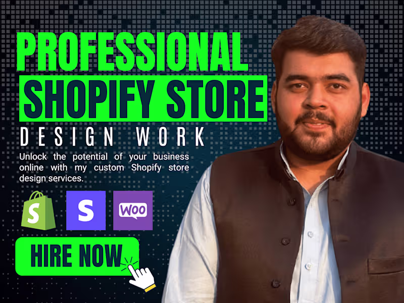 Cover image for Expert Shopify Store Design Services for Maximum Sales Growth