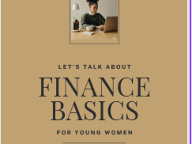 Cover image for finance basics for young women