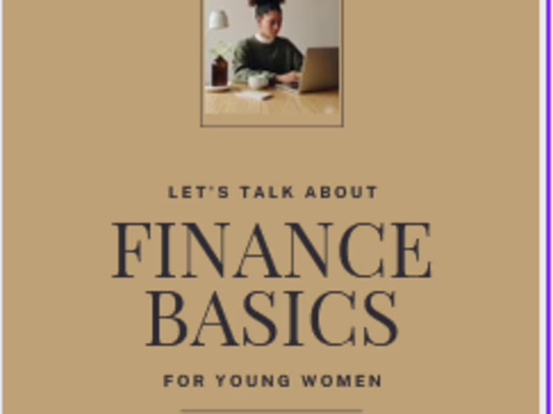 Cover image for finance basics for young women