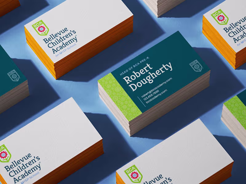 Cover image for School Logo - Bellevue Children’s Academy - Creative Chameleon …