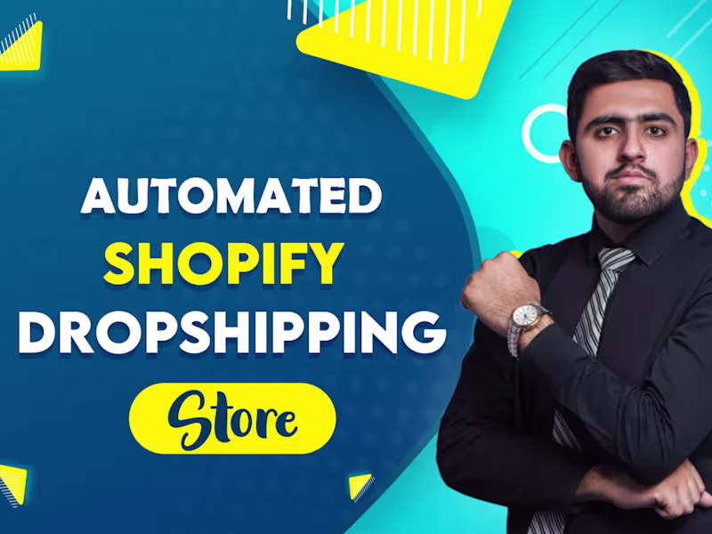 Cover image for Automated Shopify Dropshipping Store
