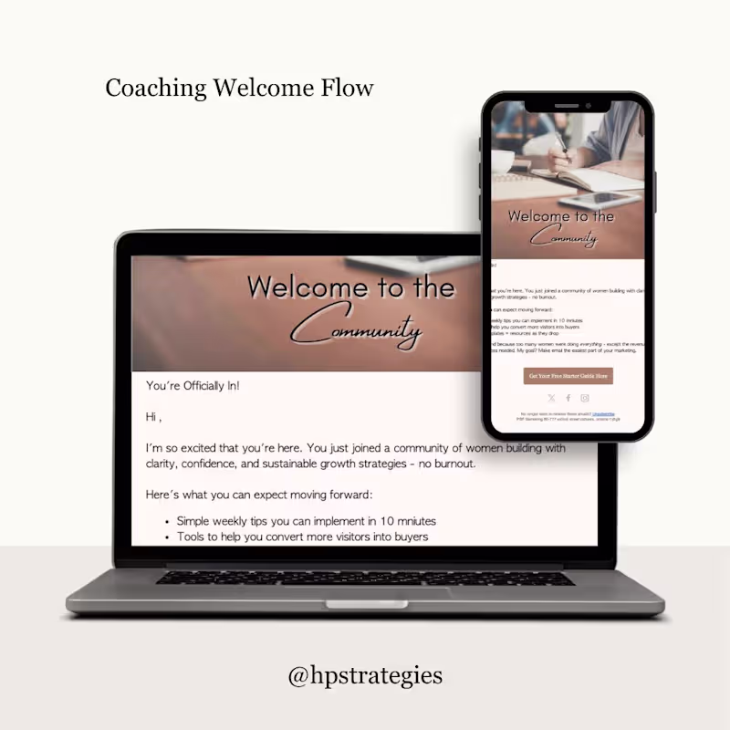 Cover image for High-Converting Welcome Flow for Digital Marketing Agency