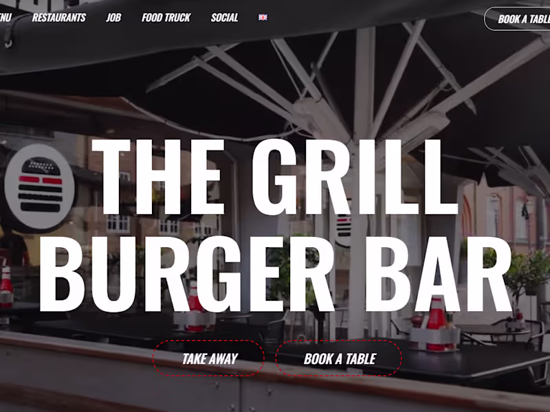 Cover image for Grillen Burgerbar - Restaurant og Take Away - Burgere