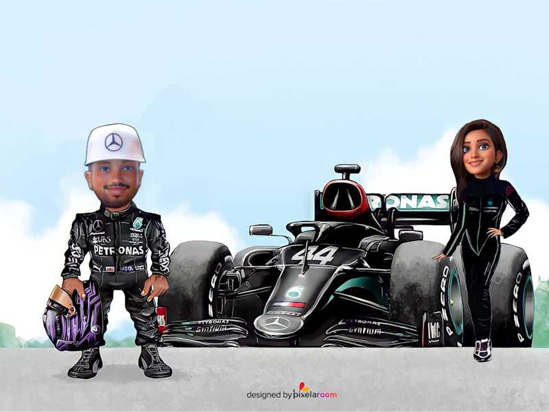 Cover image for I will do caricatures of couples, weddings and anniversary gift