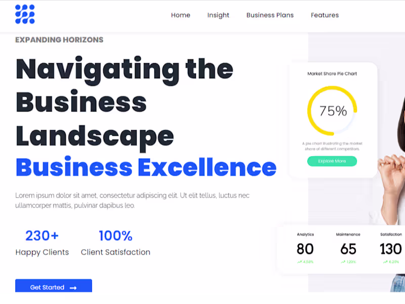 Cover image for A professional wordpress website with a beautiful UI design.