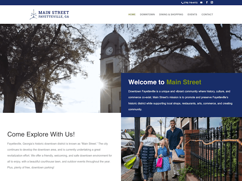 Cover image for Mainstreet Website