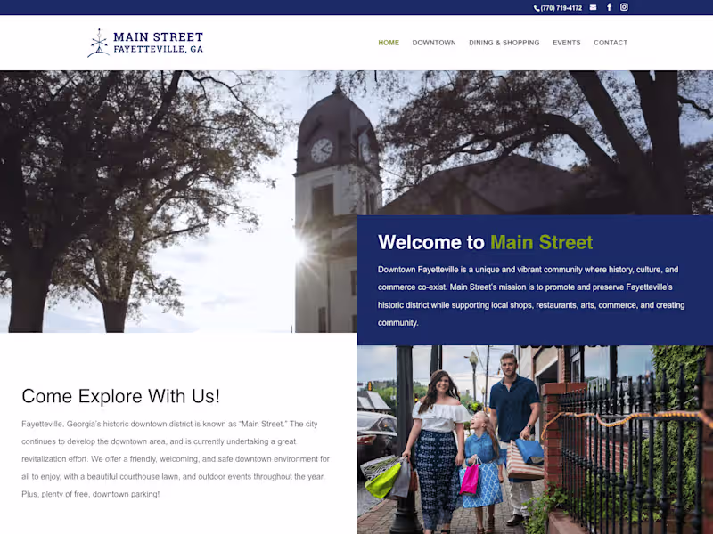 Cover image for Mainstreet Website