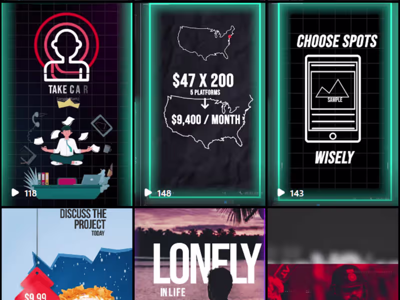 Cover image for Short videos for TikTok, YouTube Shorts and Instagram Reels