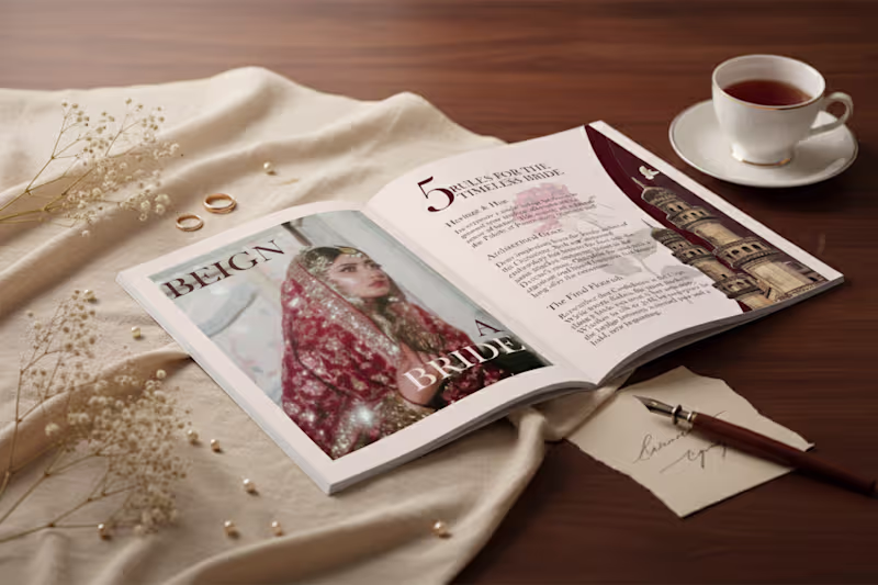 Cover image for Magazine design