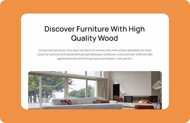 Cover image for Furniture WordPress Website Landing Page