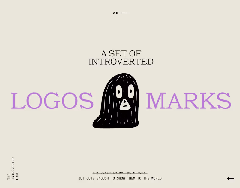 Cover image for Logos & Marks / A set of introverted Logos & Marks