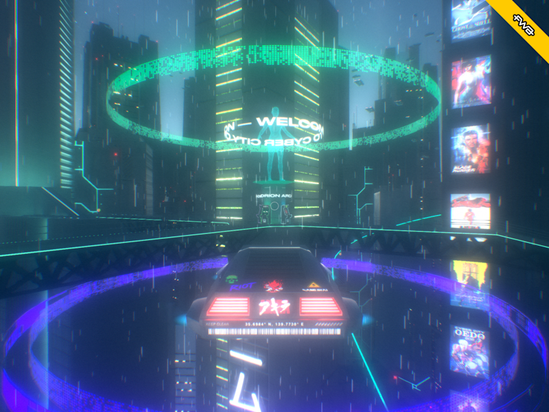 Cover image for Cyber City Orion — Immersive 3D Web Experience