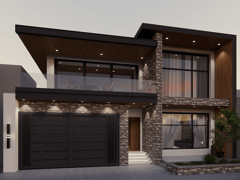 Cover image for 3D Exterior Facade Visualization 