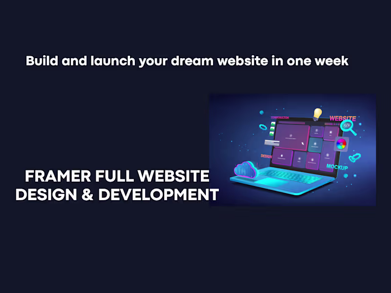 Cover image for Framer Full Website Design & Development