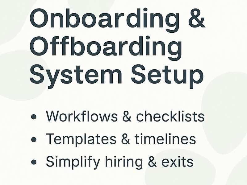 Cover image for Onboarding & Offboarding System Setup