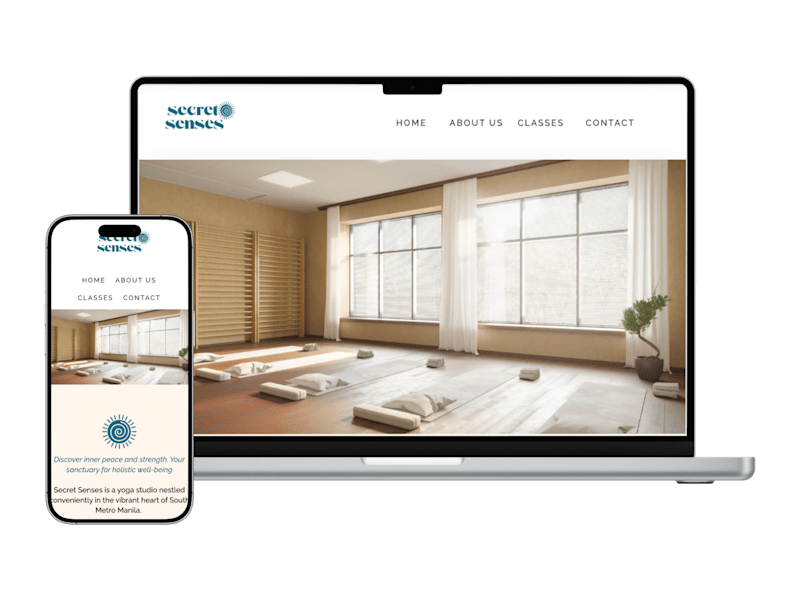 Cover image for Home Page Website Copy for Secret Senses