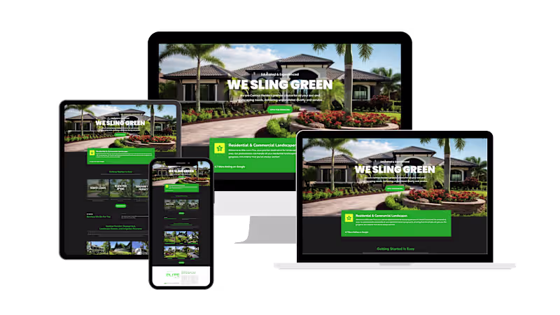 Cover image for Brand & Website Design for Lawn Care Company