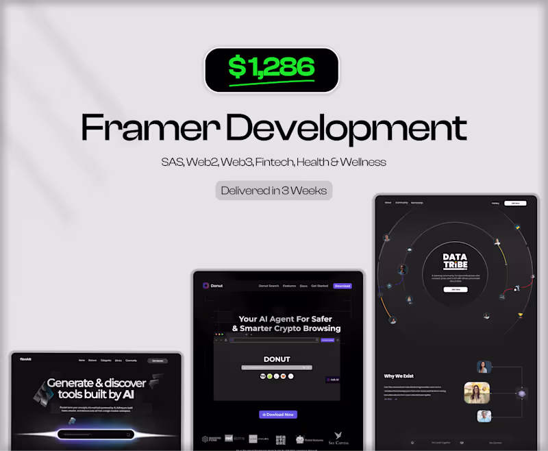 Cover image for Framer Development