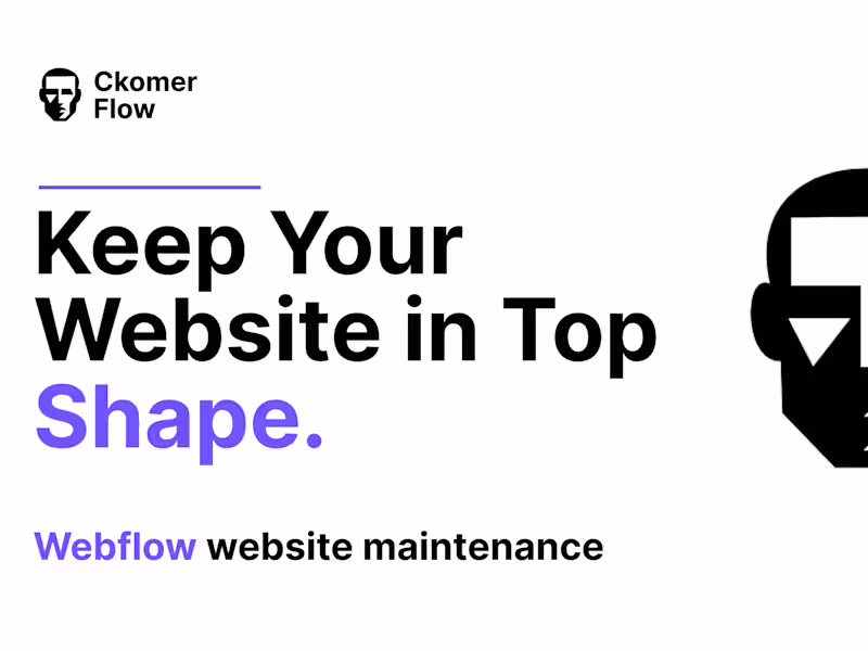 Cover image for Webflow website maintenance 