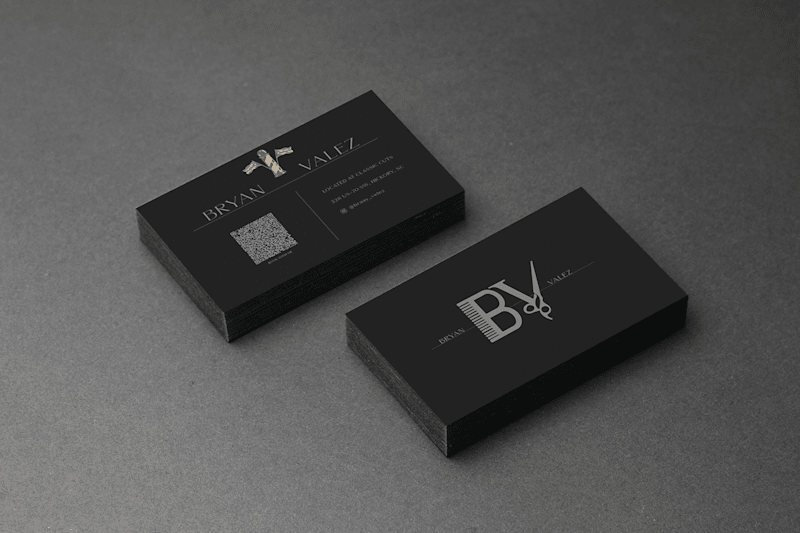 Cover image for Barber Shop Business Cards on Behance