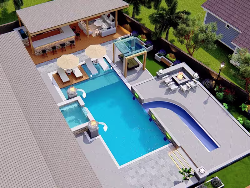 Cover image for Landscape Design | Backyard patio, Deck, Pool, Garden designs