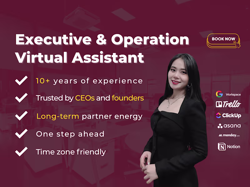 Cover image for Executive & Operation Virtual Assistant