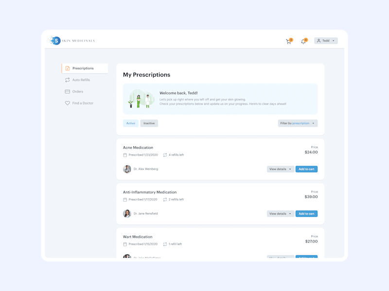 Cover image for MedTech SaaS Platform UX/UI