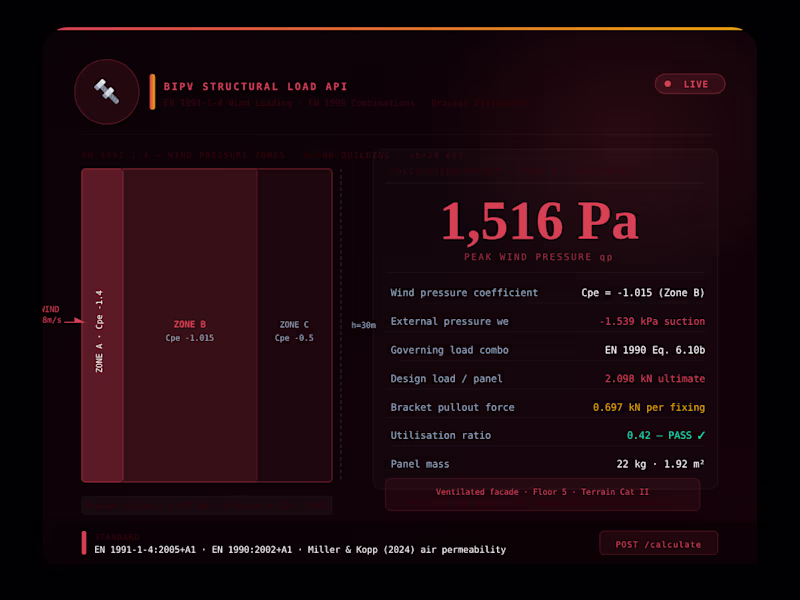Cover image for BIPV Structural Load API —