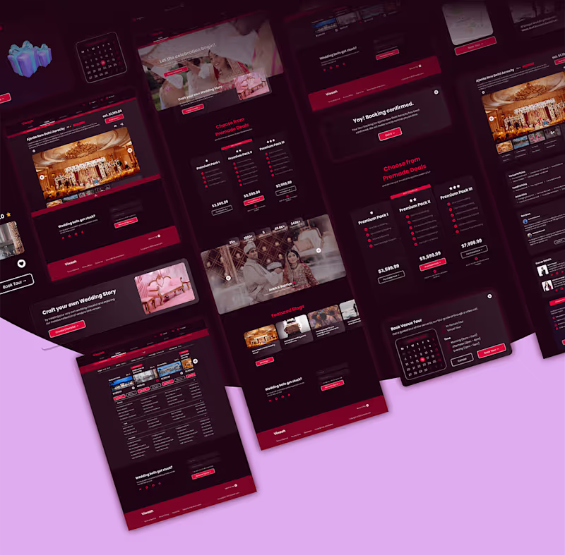 Cover image for UI/UX Case Study - Wedding Website