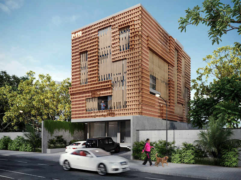 Cover image for F-110/ Mixed Use/ Architecture drawings, diagrams, renders
