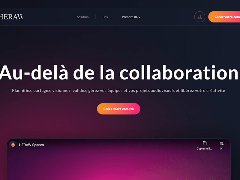 Cover image for HERAW | Au-delà de la collaboration