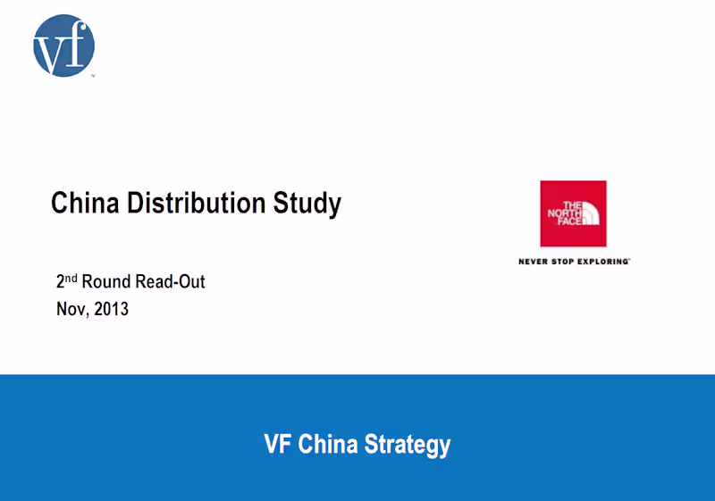 Cover image for The North Face China Expansion Strategy