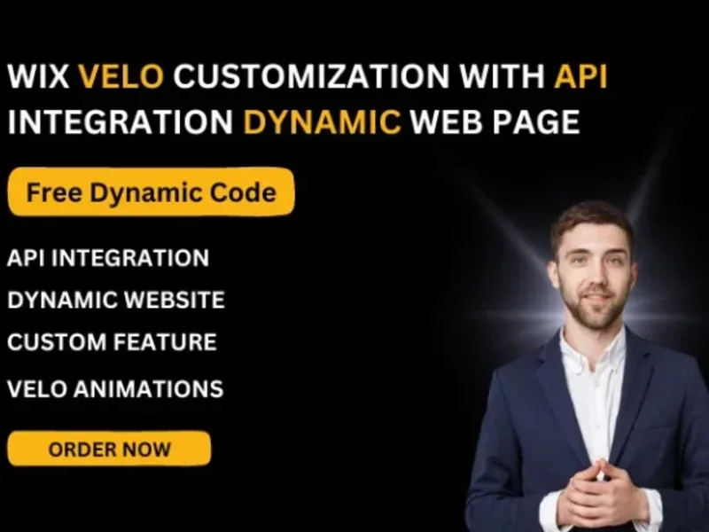 Cover image for Custom Wix Studio Website Development Using Velo