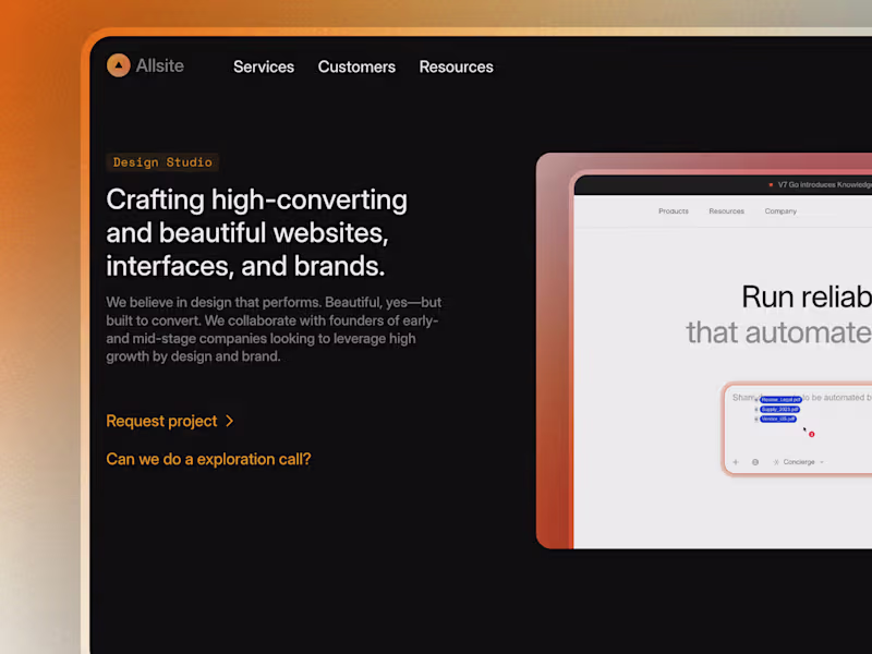 Cover image for Allsite Website Redesign and Migration