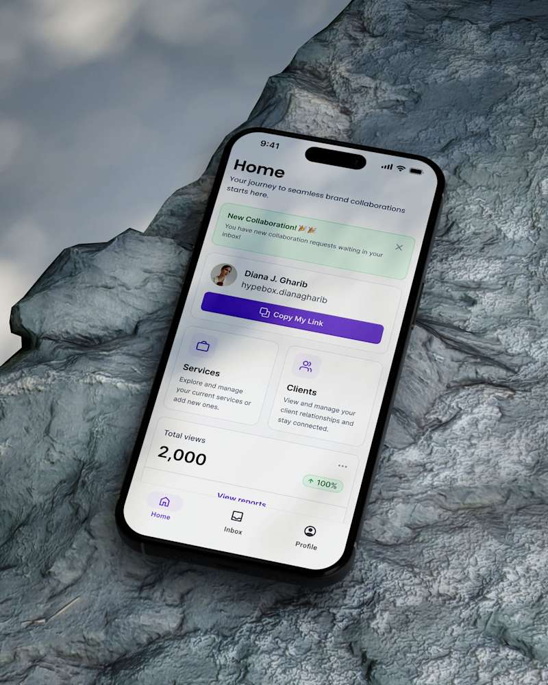Cover image for Influencer Marketing Mobile App Design