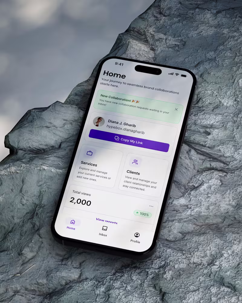 Cover image for Influencer Marketing Mobile App Design