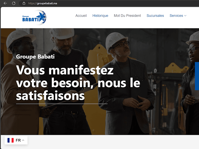 Cover image for Multinational Holding Website