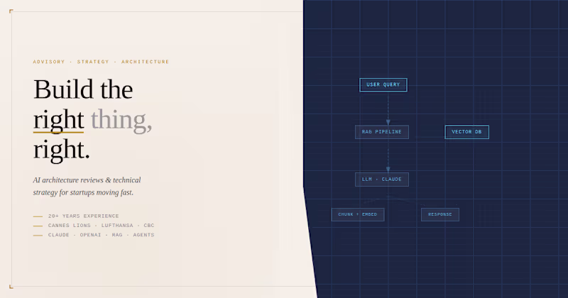Cover image for AI Consulting & Architecture Review