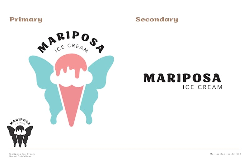 Cover image for Mariposa Ice Cream Rebrand Design