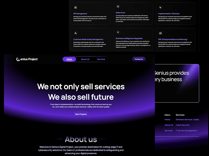 Cover image for Redesign website genius technology
