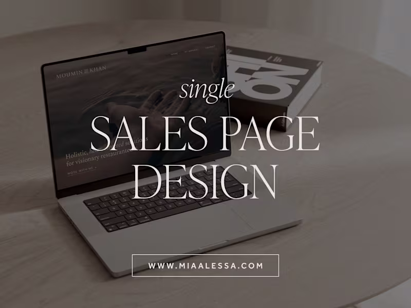 Cover image for Sales Page Design