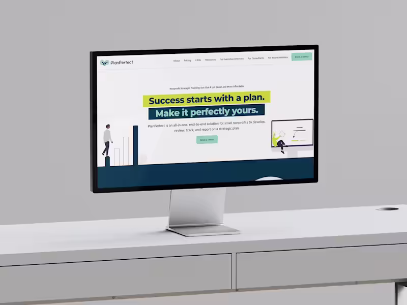 Cover image for PlanPerfect • Simplifying Strategic Planning for Nonprofits