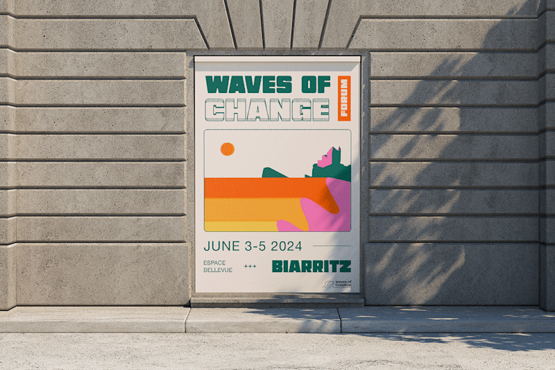 Cover image for Waves of Change Forum 2024 - Multi-Format Poster Design