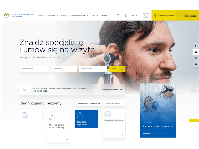 Cover image for Medincus web design