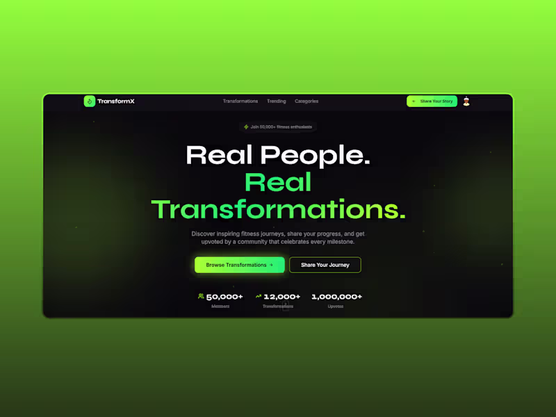 Cover image for Development of TransformX Fitness Platform